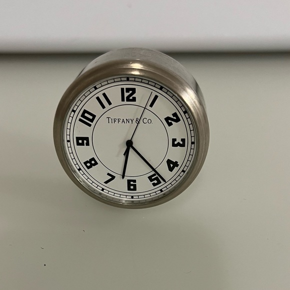 Tiffany & Co. Wall Decor Tiffany Co Small Round Desk Clock Poshmark